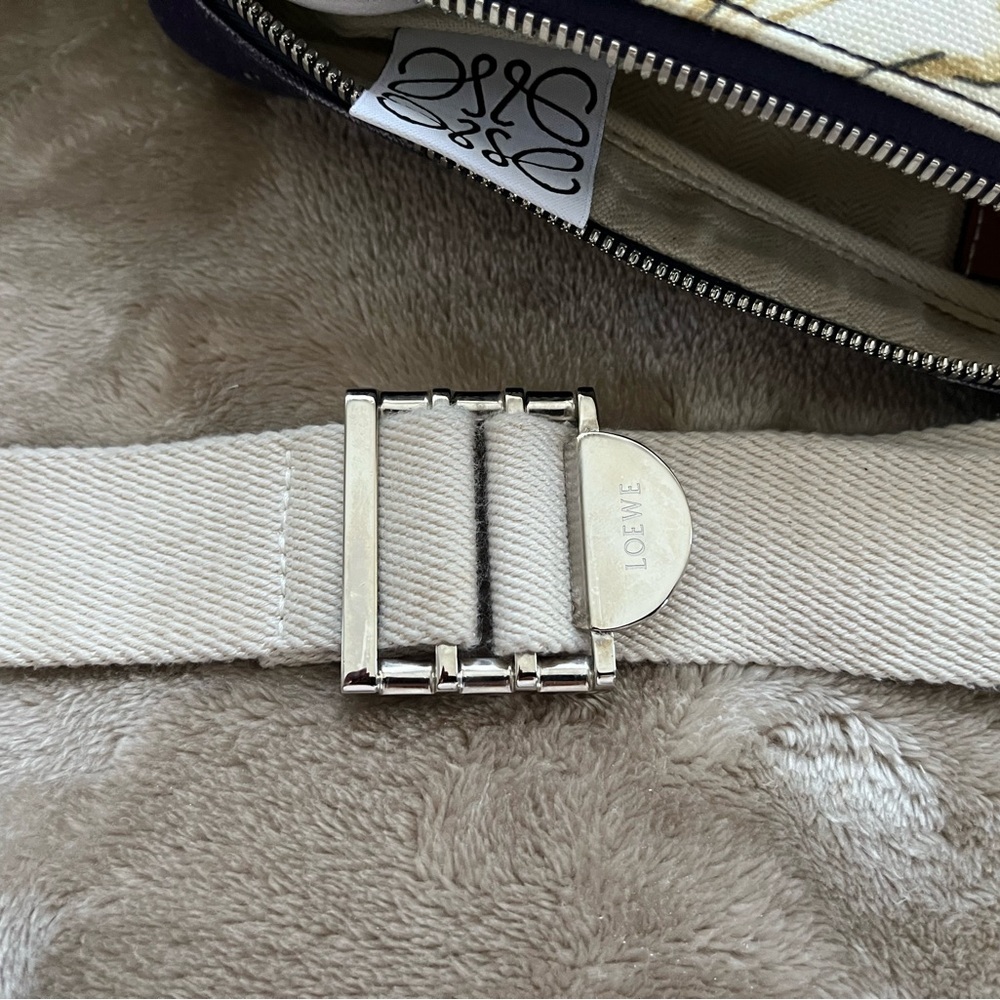 Loewe Paulas Ibiza Mermaid Blue and Brown Women's Crossbody Bag - Picture 13 of 13